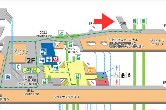 ピラティスKドン・キホーテ二俣川店に二俣川駅から徒歩で行くまでの流れ